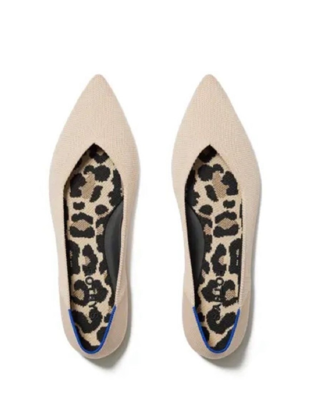 Rothy’s The Point II Washable Pointed Toe in Ecru size 7.5